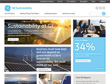 Tablet Screenshot of gesustainability.com